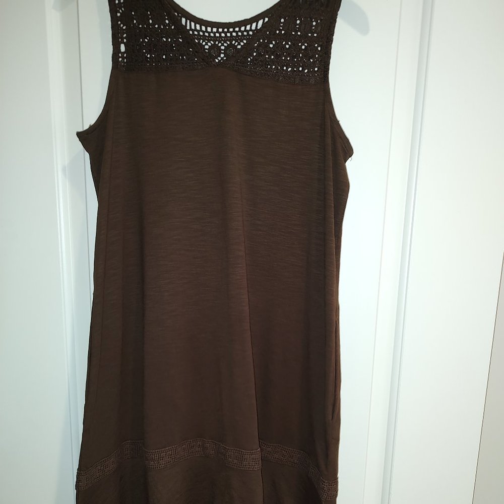 Brown Lightweight J. Jill Dress, Size S